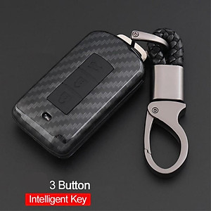 Bao da chìa khóa, bọc chìa khóa, móc khóa ô tô dùng riêng cho xe Mitsubishi Xpander, Mirrage, Attrage, Outlander