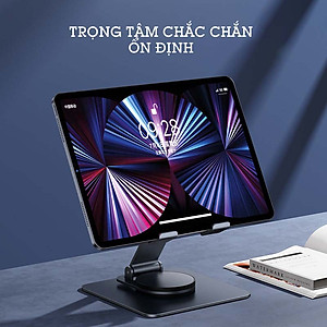 Giá Đỡ Hợp Kim Nhôm Để Bàn Xoay 360 Độ Cho Điện Thoại, Máy Tính Bảng, Iphone, Ipad L06 - Hàng chính hãng