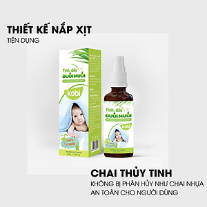 Xịt Tinh Dầu Đuổi Muỗi Sả Chanh Kobi Giúp Chống Muỗi, An Toàn Cho Bé   - 100ml