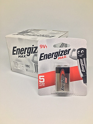 Pin vuông 9V Energizer 522 ALKALINE chính hãng ( Mẫu mới )