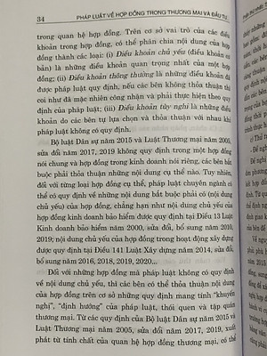 Pháp luật về hợp đồng trong thương mại và đầu tư