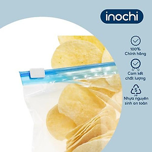 Túi zipper đa năng Shinshen 1L (có khóa kéo loại đỏ - đáy mở rộng) - Hộp 20 túi