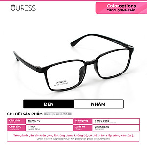 Gọng kính nhựa 68108 thời trang nam nữ siêu nhẹ siêu bền OURESS
