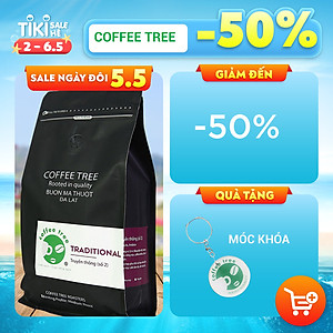 Cà phê bột 100% nguyên chất truyền thống số 2 (500gr) Coffee Tree gu vừa vị chuẩn truyền thống