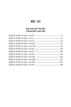 ĐẠI NAM LIỆT TRUYỆN (Trọn bộ) - Quốc Sử Quán Triều Nguyễn