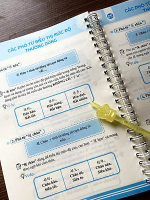 Sách - Sổ tay ngữ pháp tiếng Trung (đi kèm sách tự học tiếng Trung từ con số 0 - 4 tập)