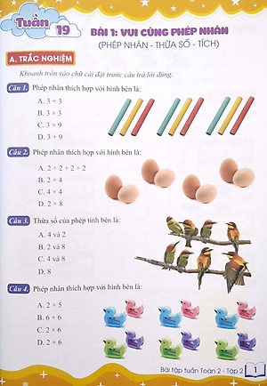 Bài Tập Tuần Toán 2 - Tập 2 (Biên Soạn Theo Chương Trình Giáo Dục Phổ Thông Mới)