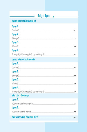 Bài Tập Từ Đồng Nghĩa, Trái Nghĩa Tiếng Anh (Ôn Thi Vào Lớp 10 Và 10 Chuyên)