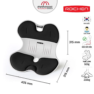 [Hàng chính hãng Roichen] COMBO 3 Ghế chỉnh dáng ngồi đúng - Roichen Hàn Quốc (Made in Korea). Dùng cho gia đình (Nam, Nữ, trẻ em)