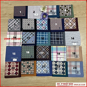 Khăn mùi xoa nam / khăn tay nam cao cấp Hàn Quốc