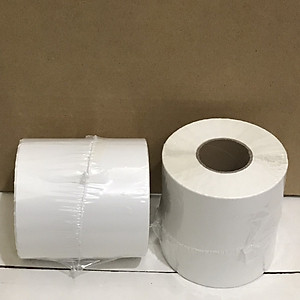 Giấy in nhiệt, decal dán A6 Khổ 100x150mm - 350 tem / 1 cuộn Chuyên in đơn sàn TMĐT , in mã vận đơn có lớp keo dán ( Hàng nhập khẩu )