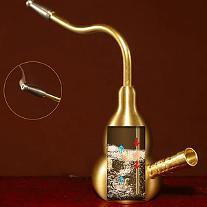 Bình Hồ Lô Lọc Thuốc L,á Bằng Đồng Cao Cấp. Sử Dụng Đa Năng Tiện Lợi, Tháo Lắp Vệ Sinh Dễ Dàng