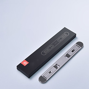 Giá đỡ laptop tản nhiệt dành cho máy tính macbook hợp kim nhôm dạng dán siêu gọn - Hàng chính hãng