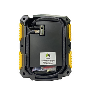 MÁY BƠM LỐP Ô TÔ TỰ NGẮT TOMORI 12V AC-01 (Bảo hành 12 tháng)