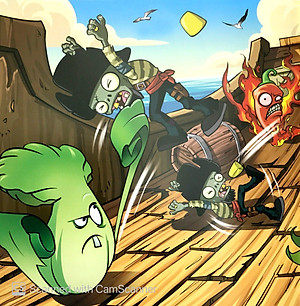 Sách Trái Cây Đại Chiến Zombie - Tập 19: Con Thuyền Cướp Biển (Tái Bản)