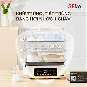 (HOT NEW) Nồi Lẩu Hấp 4 Tầng 24L SEKA SK6620 - 1500W Đa Năng 4 in 1 Hấp, Lẩu, Khử Trùng, Tiệt Trùng - Hàng Chính Hãng Bảo Hành 2 Năm