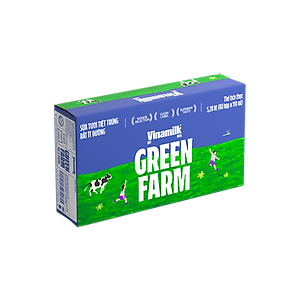 Thùng 48 hộp Tươi Tiệt Trùng Vinamilk Green Farm rất ít đường 110ml