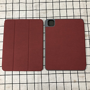 Bao da chính hãng Mutural cao cấp cho iPad Pro 12.9 2020 có khay đựng bút - Đỏ