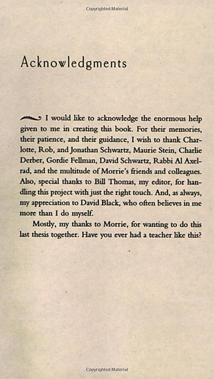 Sách Tuesdays with Morrie: an Old Man, a Young Man, and Life's Greatest Lesson