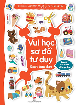 Combo Vui Học Sơ Đồ Tư Duy: Sách Bóc Dán (6 Cuốn)