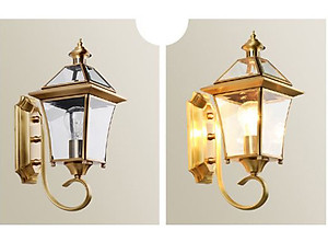 Đèn tường đồng kính trang trí SERINA cao cấp