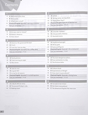 American English File 3th Edition 1. Workbook Without Answer Key