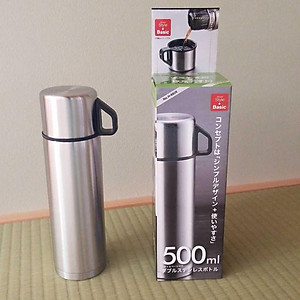 Bình inox giữ nhiệt 2 in1 Pearl Metal Basic Double - Hàng nội địa Nhật Bản |#nhập khẩu chính hãng|