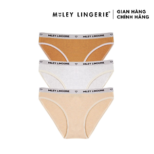 Combo 3 Quần Lót Nữ Bikini Melange Active Miley Lingerie - Vàng, Da và Trắng Kem FCB0300-0900-1400