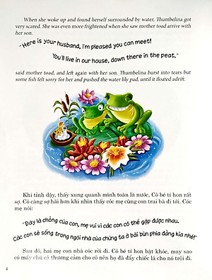 Cô Bé Tí Hon (Truyện Dành Cho Trẻ Từ 3 Tuổi) - Truyện Song Ngữ Anh - Việt