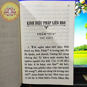 Sách - Kinh Diệu Pháp Liên Hoa bìa cứng