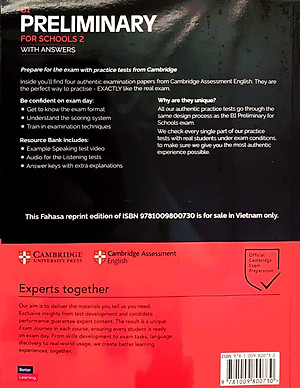 B1 Preliminary For School 2 For The Revised 2020 Exam SB With Answers With Audio With Resource Bank