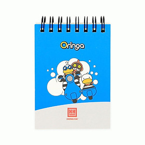 Combo 2 Sổ lò xo ngang 200 trang A7 Hồng Hà Oringa 4165