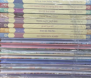 Combo Sách Lịch Sử Việt Nam Bằng Tranh ( Trọn Bộ 16 Cuốn )- Bìa Cứng - In Màu Toàn Bộ- NXB Trẻ ( Tặng Sổ Tay Xương Rồng )