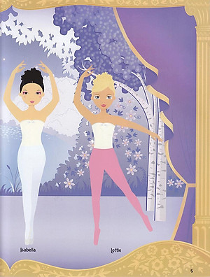 Sách Dán Hình Sáng Tạo Trang Phục Búp Bê - Vũ Điệu Đam Mê