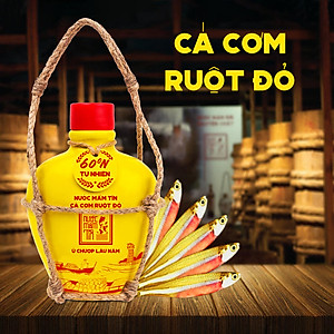 Đặc Sản Phan Thiết - Nước Mắm Tĩn Cá Cơm Vàng Ruột Đỏ Độ Đạm 60N Tự Nhiên Tĩn Gốm 250Ml Nước Mắm Rin Nguyên Chất Truyền Thống Sạch Nước Mắm Nhỉ Từ Thùng Lều Gỗ Cốt Nhĩ Đặc Biệt Cá Cơm Vàng Ruột Đỏ Muối Tinh Khiết, Sánh Đặc Thịt Cá, Không Chất Bảo Quản