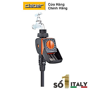Combo Bộ Hẹn Giờ Tưới Cây Tự Động Nhỏ Giọt 15 kênh vặn Claber 8422 + bộ Kit tưới nhỏ giọt cho 10 chậu cây DRIPKIT10TC