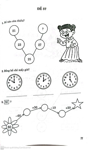 Sách Phát Triển Trí Thông Minh Toán Lớp 1( Nguyễn Đức Tấn)