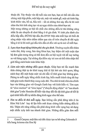 Sách Để Trẻ Tự Do Suy Nghĩ