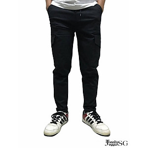 (Size đến 110Kg) Quần basic túi hộp nam nữ, chất kaki dày dặn, co giãn.