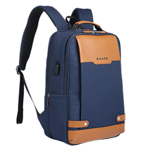 Balo Laptop Du Lịch Thời Trang Cao Cấp SAKOS MATURA Phối Da Dành Cho Laptop 15.6 Inch (15.6")
