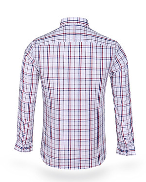 Áo sơ mi nam tay dài form ôm slim fit Khatoco A1MD468S1-CNCR291-2502-D