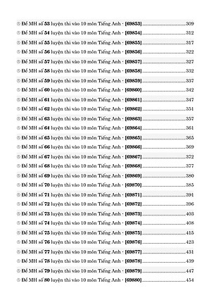 Sách - 80 Đề Minh Họa Thi Vào 10 - Môn Tiếng Anh