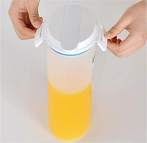 Bình đựng nước nắp khóa  2 chiều  Asvel Cool Square 2L/ 2.7L hàng nội địa Nhật Bản