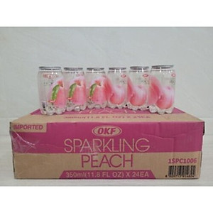 Nước ngọt có ga vị đào OKF Hàn Quốc 350ML