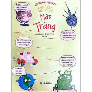 Sách Những câu hỏi tò mò & giải đáp thú vị về Mặt trăng