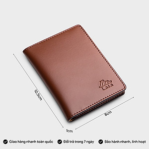 Ví Lata ( Thời trang nam đựng thẻ - Ví da Luxdeli LVN102 )