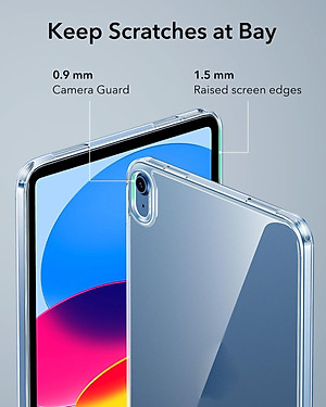 Bao Case ESR Trong Suốt Cho iPad Gen 11 2025 ESR Classic Hybrid Back Case - Hàng Chính Hãng
