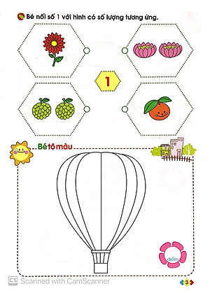 Tủ Sách Bé Vào Lớp Một - Bé Tập Tô Và Làm Quen Với Chữ Số (Tái Bản 2019)
