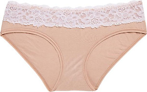 Combo 4 Quần Lót Modal Lưng Ren Active Miley Lingerie Màu Đen, Da, Trắng & Hồng FDS0174-0274-0974-1274