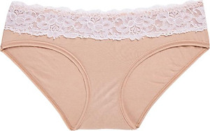 Combo 4 Quần Lót Modal Lưng Ren Active Miley Lingerie Màu Đen, Da, Trắng & Hồng FDS0174-0274-0974-1274